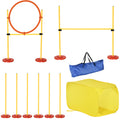 PawHut Dog Agility Set with Tunnel & Jumping Hoop – product view 1