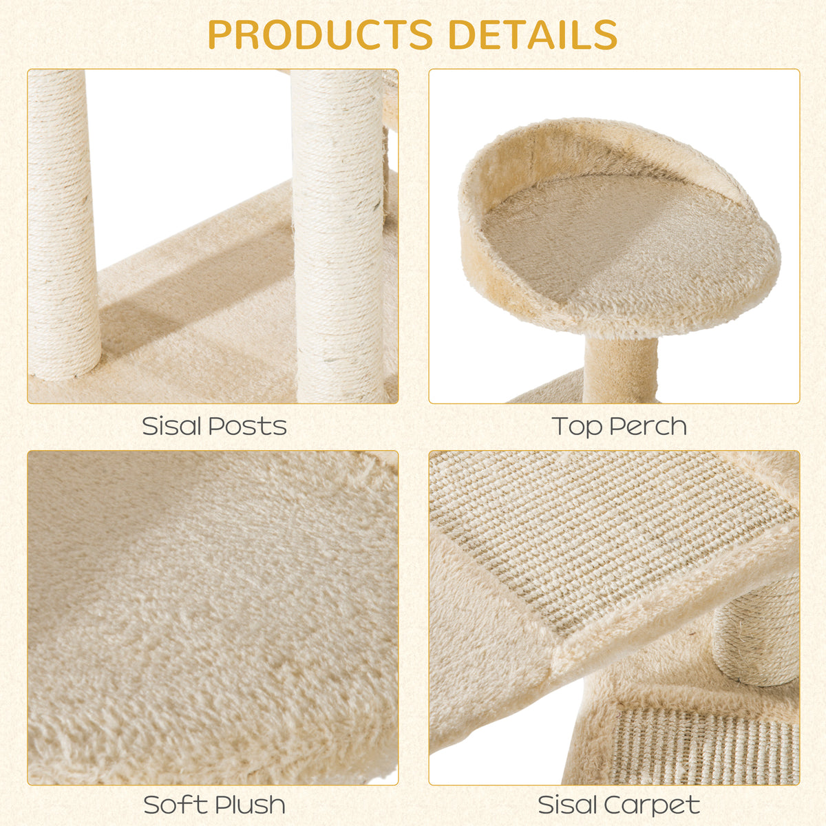 Beige cat tree – image 3