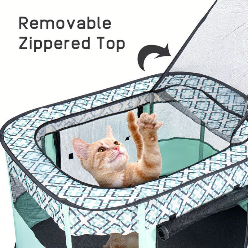 Foldable fabric pet playpen – image 3
