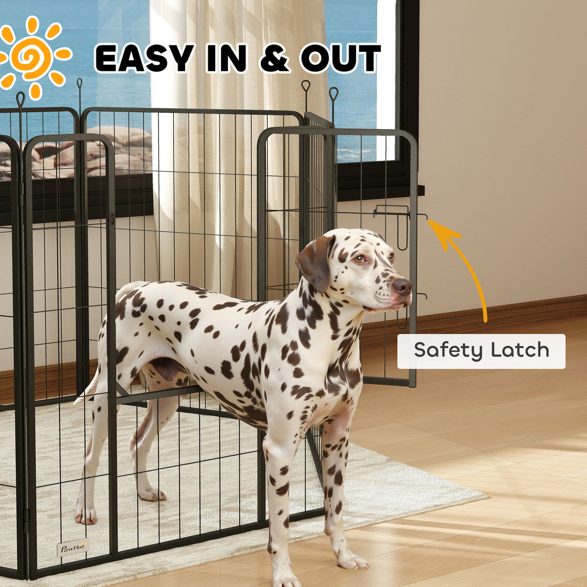 Six-panel dog playpen – image 5
