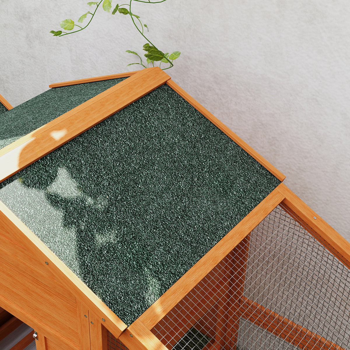 Wooden chicken coop with run – image 1