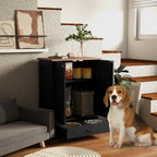Raised dog feeding station – image 1