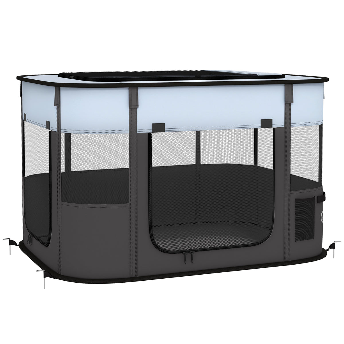 Folding mesh pet playpen – image 3