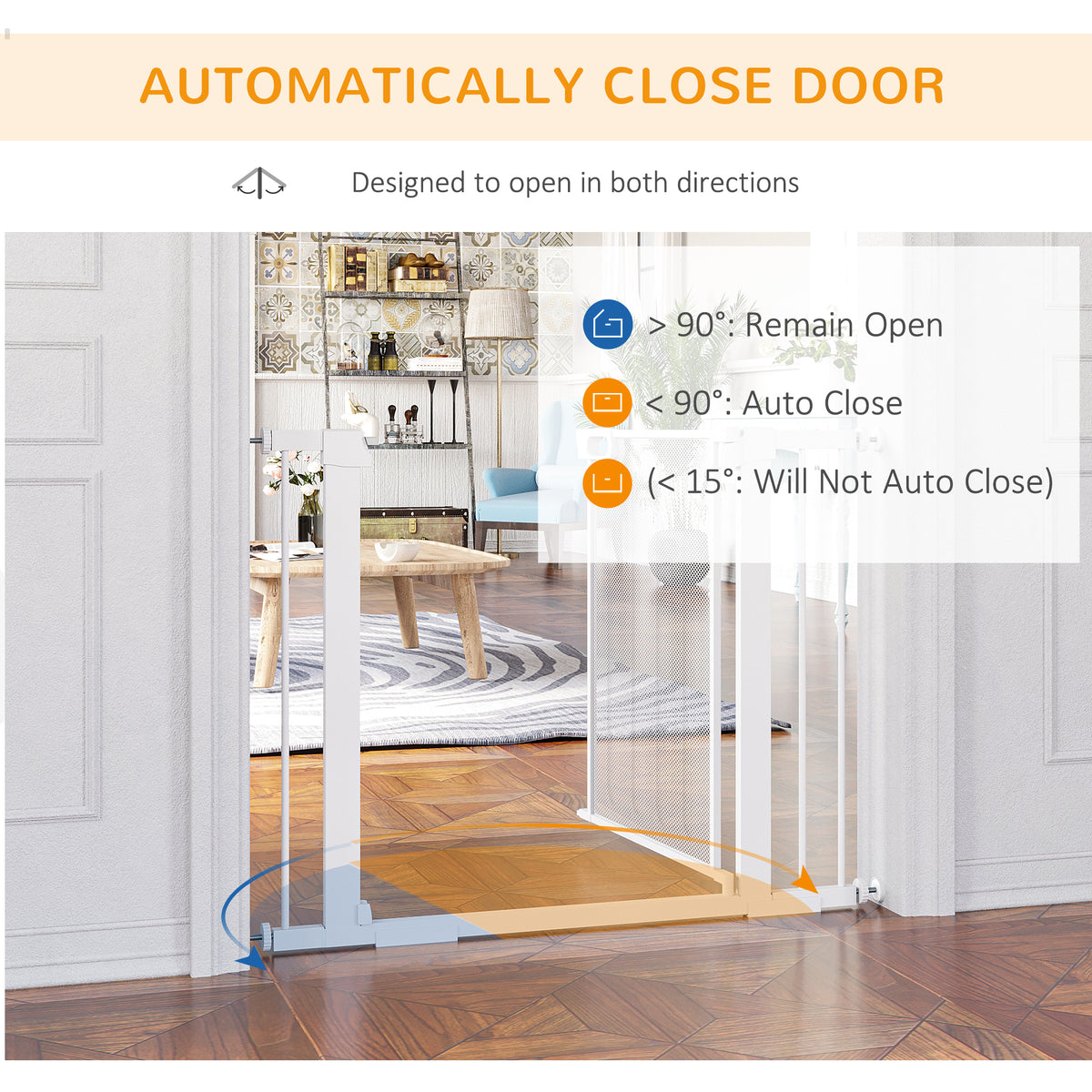 Pet safety gate with extension kit – image 1