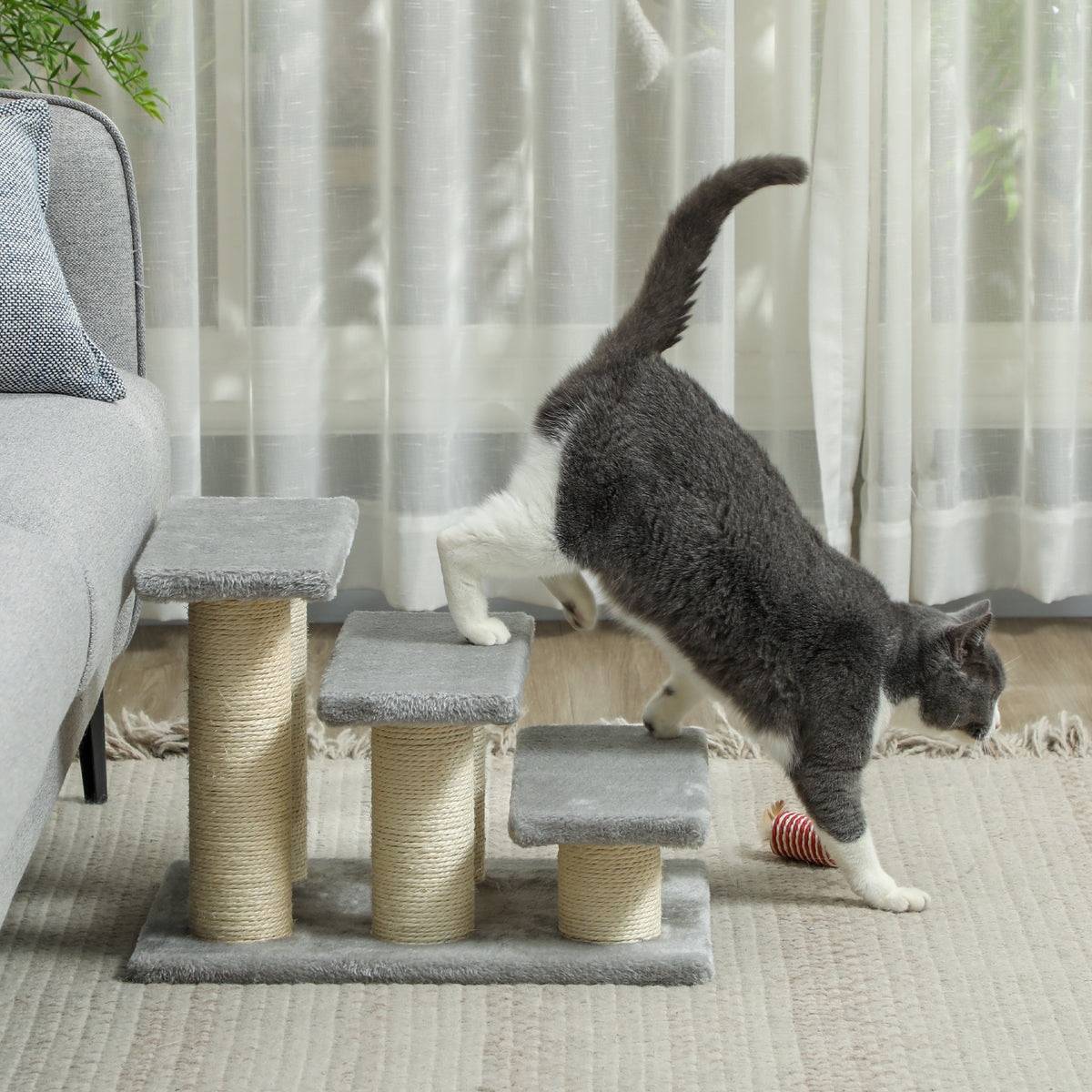 Three-step pet stairs – image 2