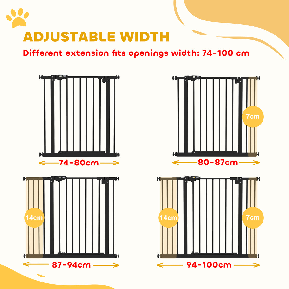 Adjustable safety gate – image 4