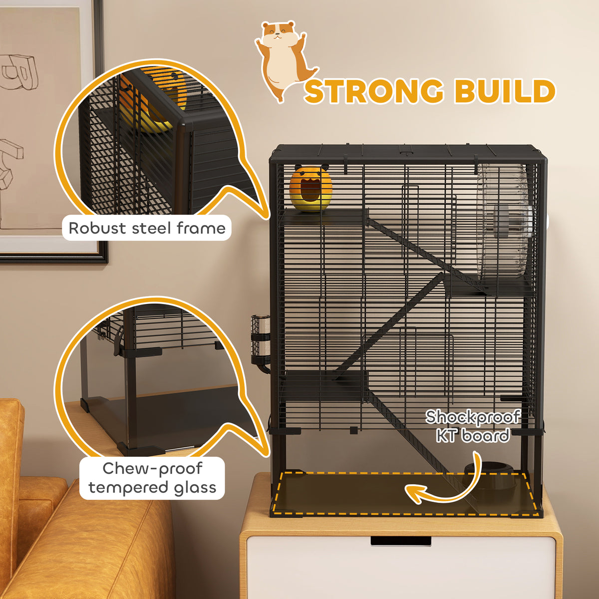 Four-tier hamster cage – image 2