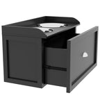 Raised dog feeding station – image 5