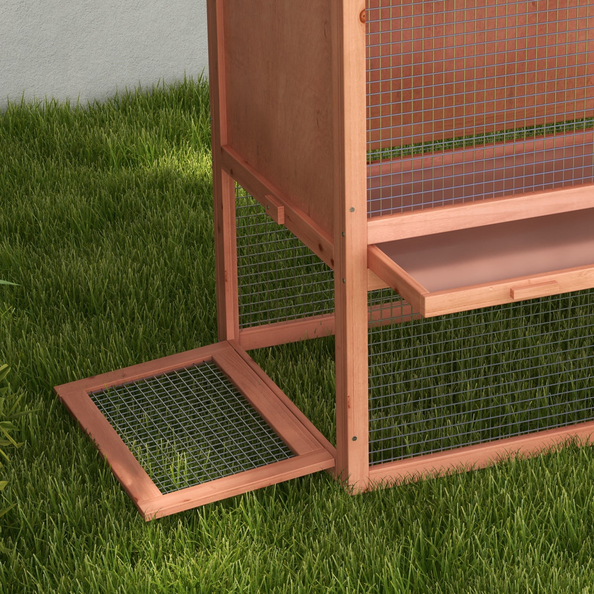 Two-tier rabbit hutch – image 1