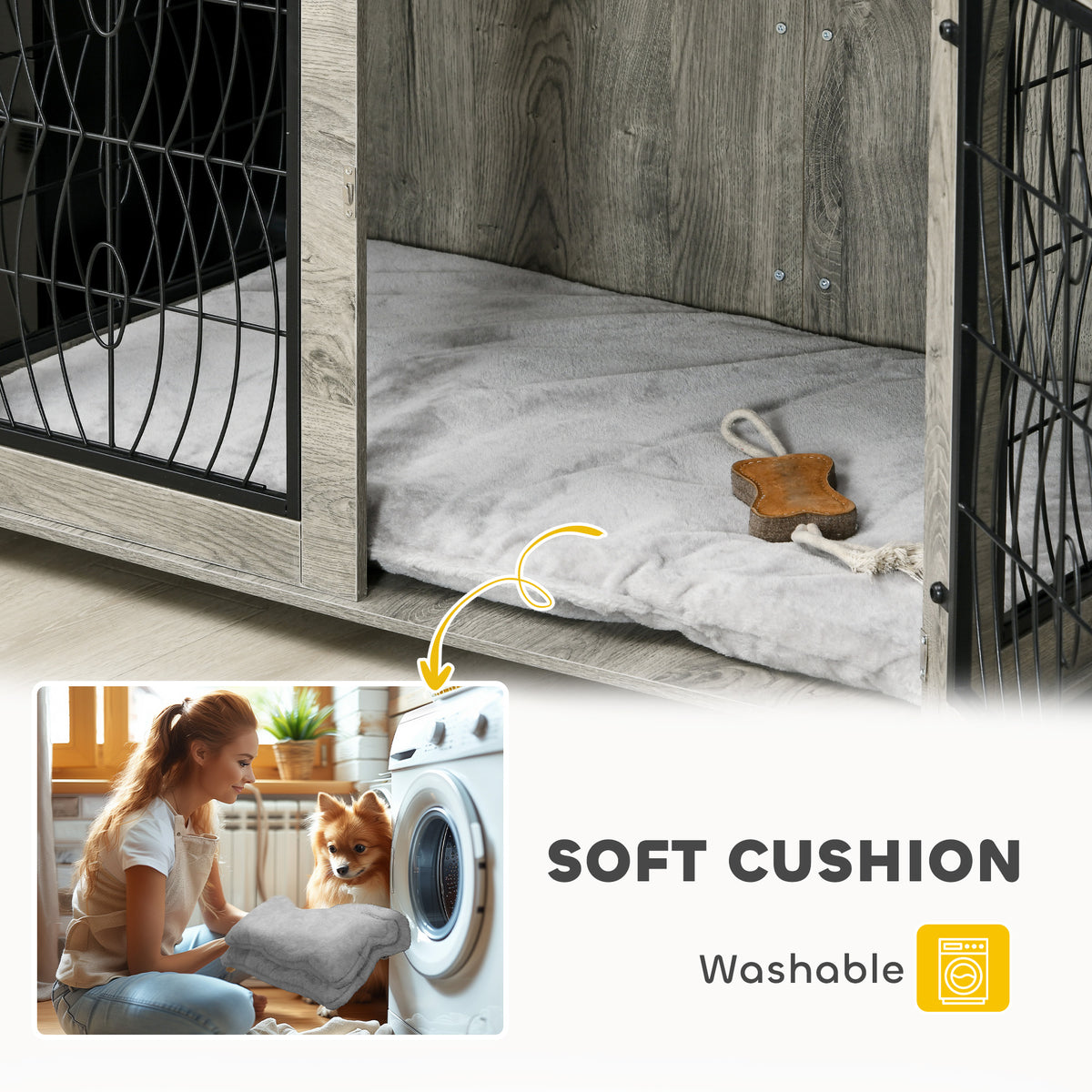 Dog crate end table – image 3