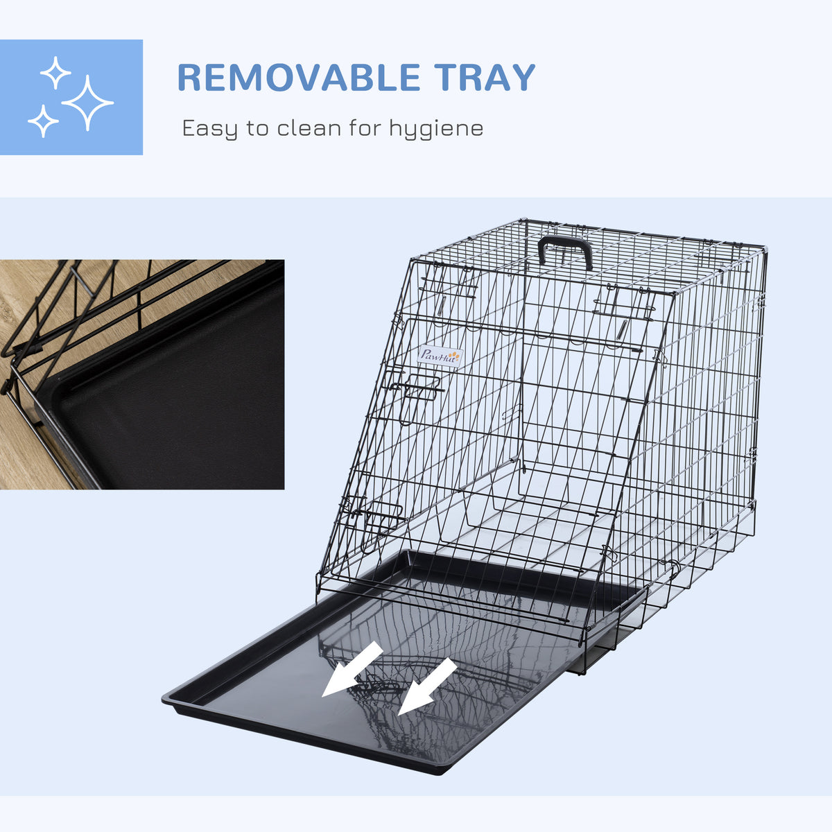 Collapsible dog travel crate – image 2
