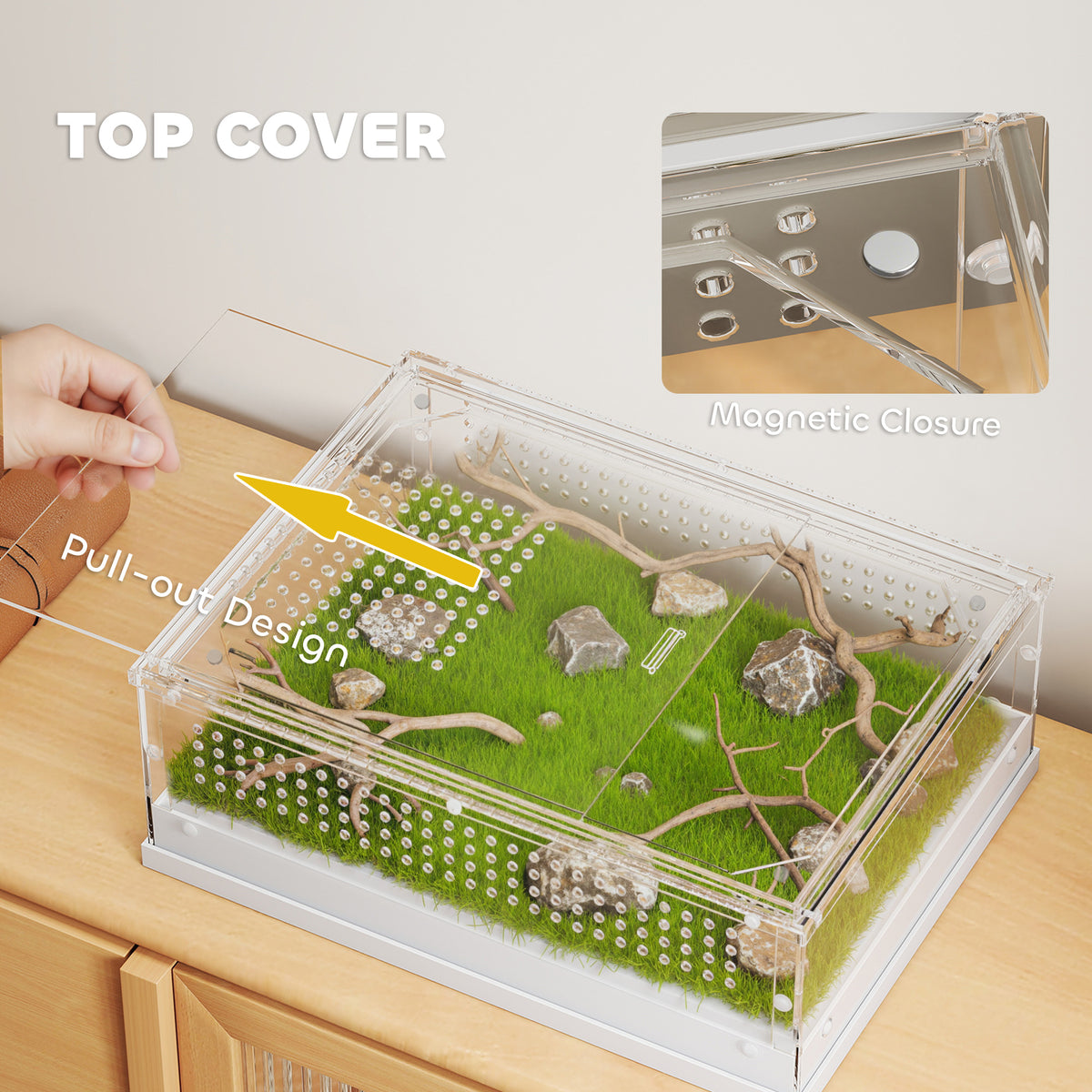 Acrylic reptile terrarium – image 4