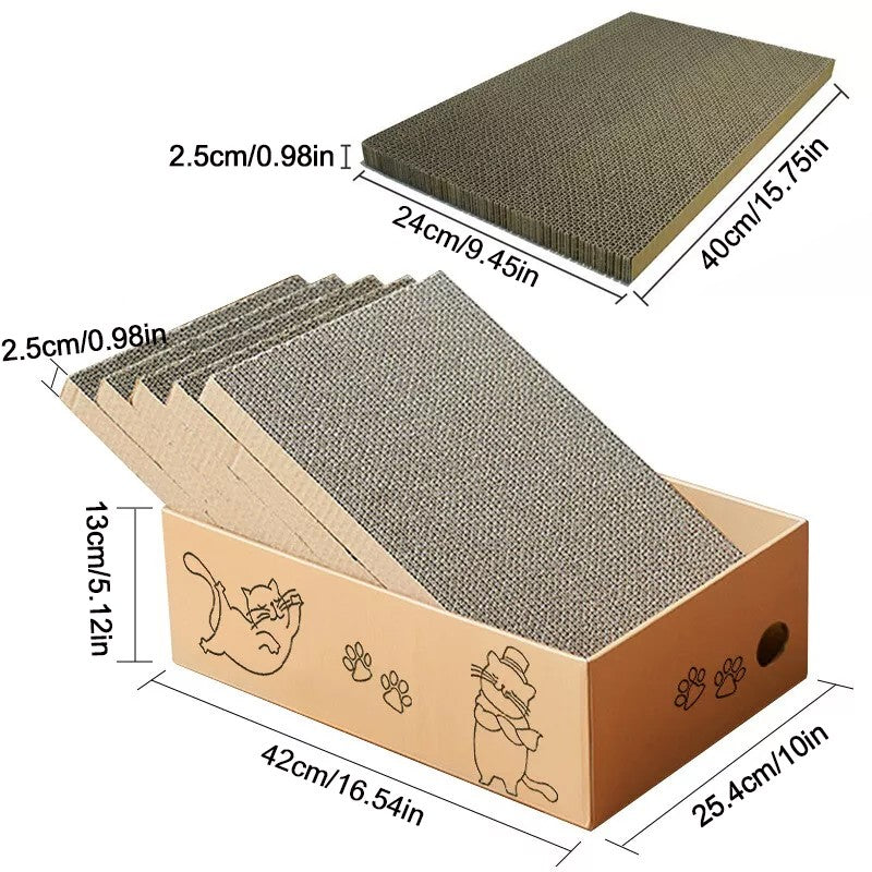 Cardboard cat scratcher pads – image 4