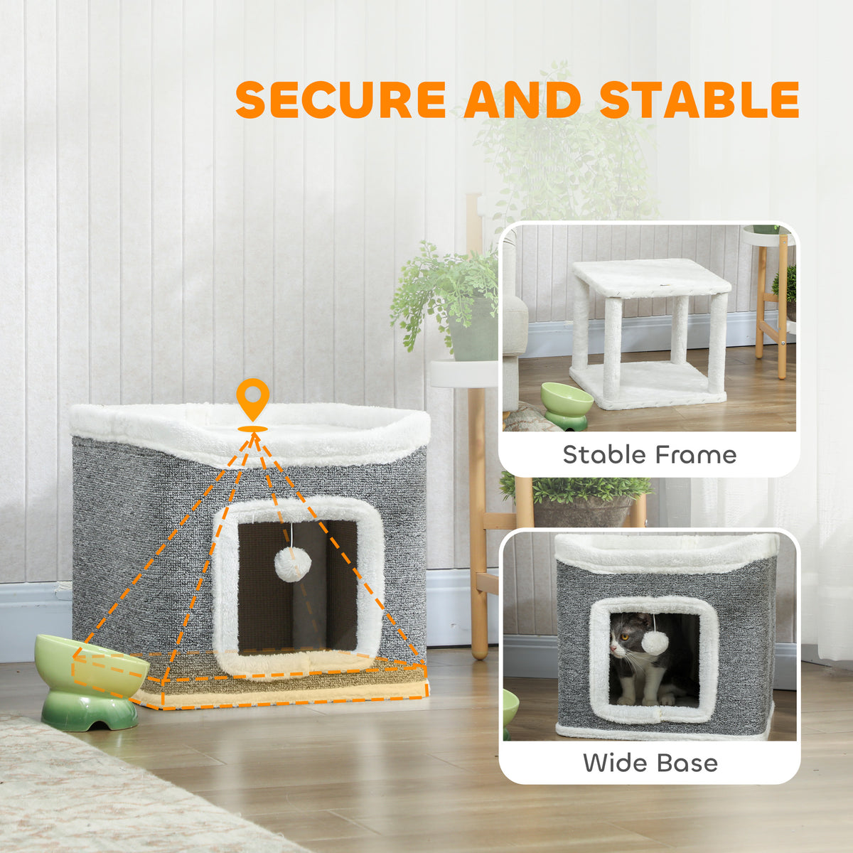 Two-level cat cave house – image 2