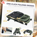 Folding dog stroller – image 4