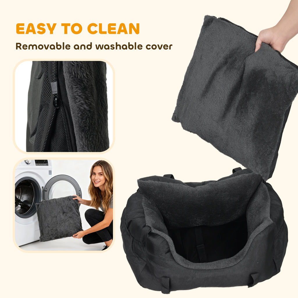 Small dog car seat black – image 2