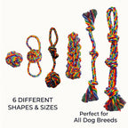 Braided cotton rope dog toys – image 4