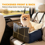PawHut Small Dog Car Booster Seat – Navy – product view 5
