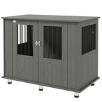 Dog crate table – grey – image 2