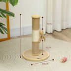 PawHut Multi-Texture Cat Scratch Post – 47cm – product view 3