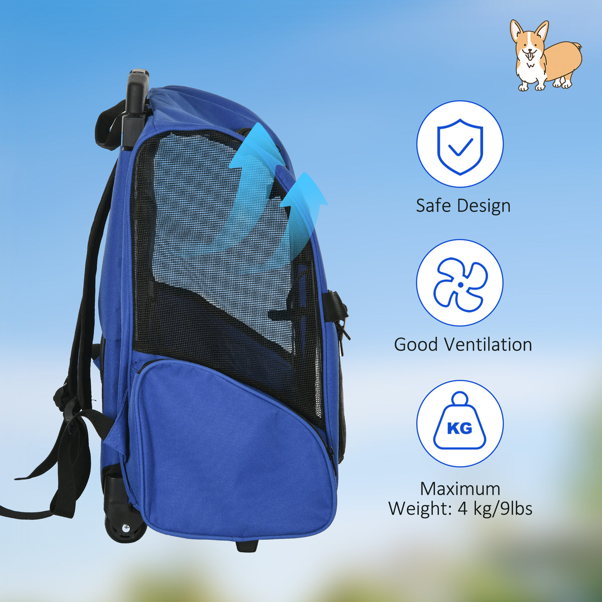Pet carrier backpack – image 3