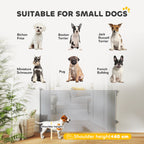 PawHut retractable mesh dog gate – image 3