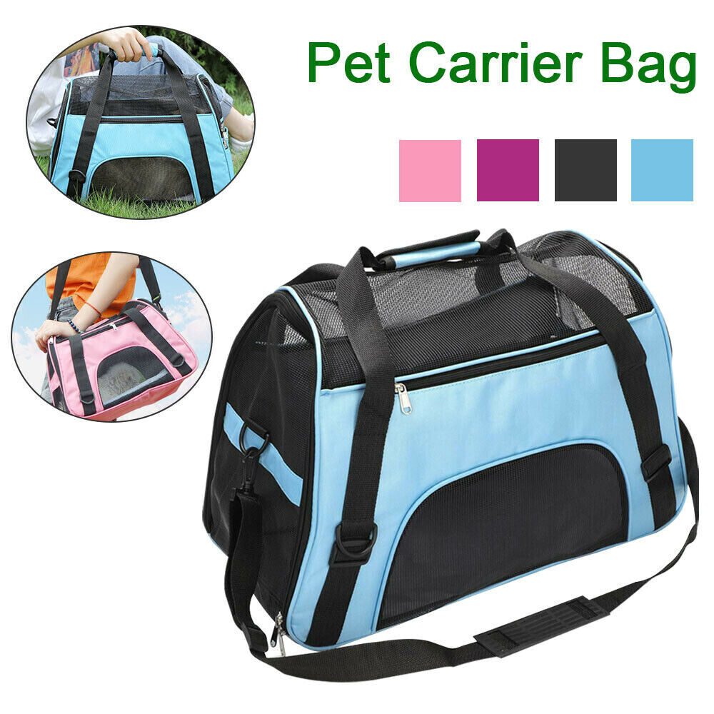 Large foldable pet carrier bag – image 1