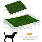 Puppy training tray with artificial grass – image 1