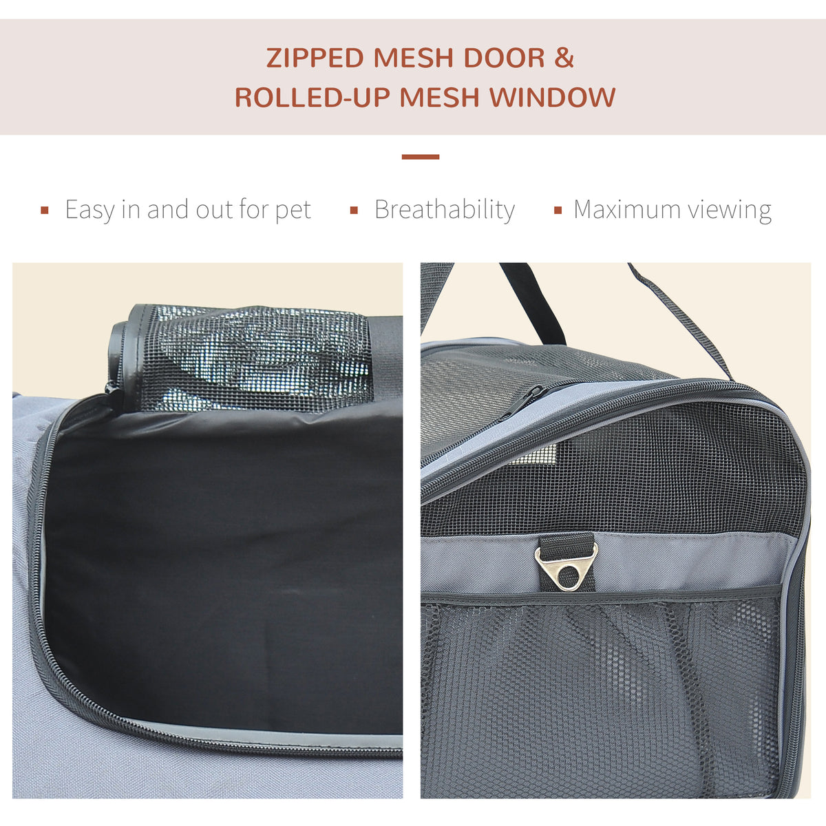 Pet carrier bag and car seat – image 4