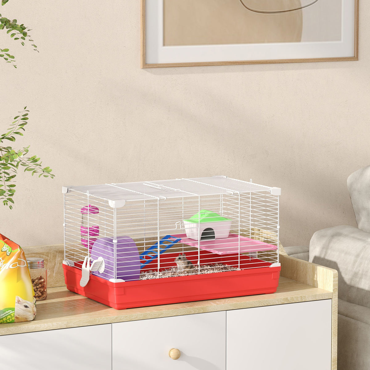 Two-tier hamster cage – image 5