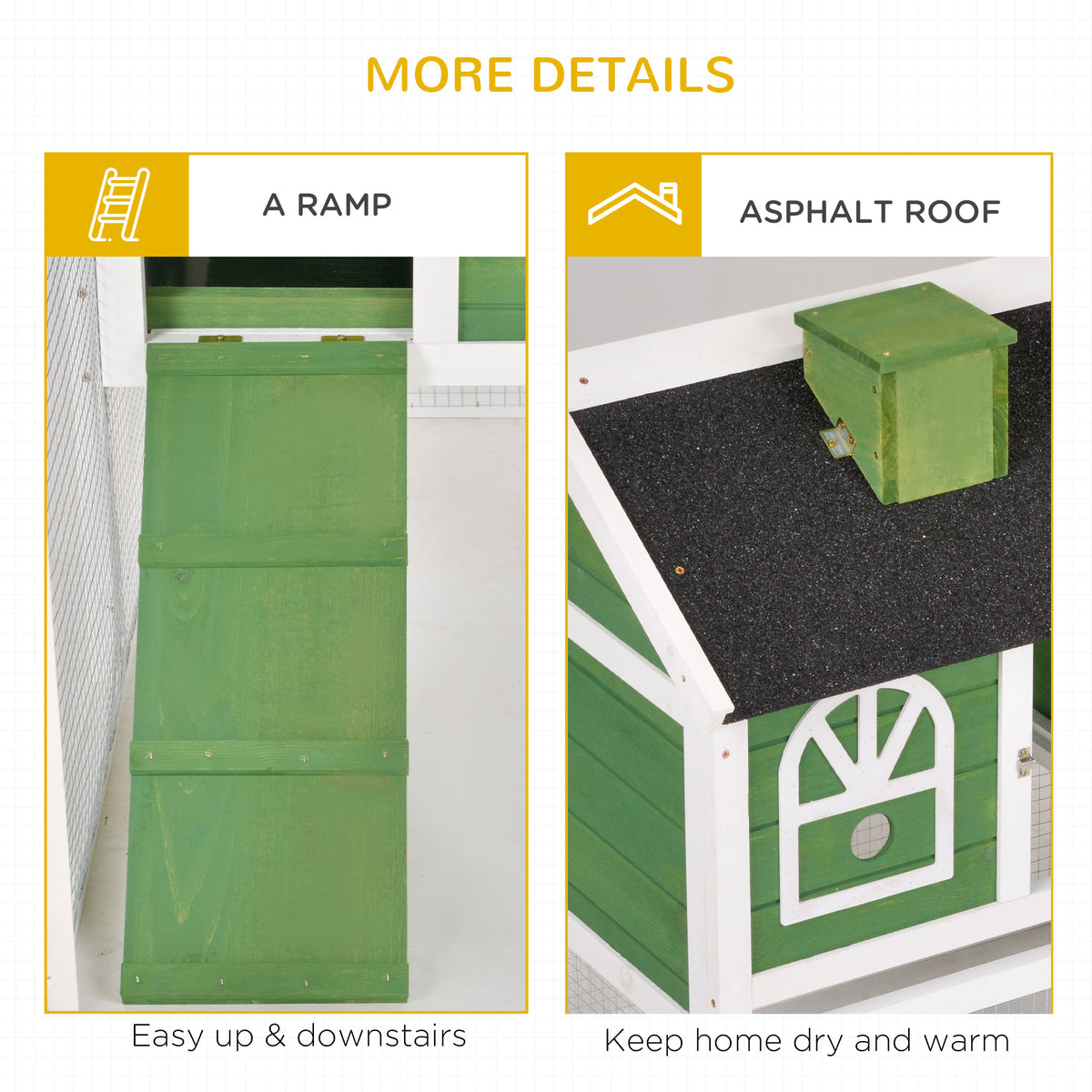 Rabbit hutch and run – image 2