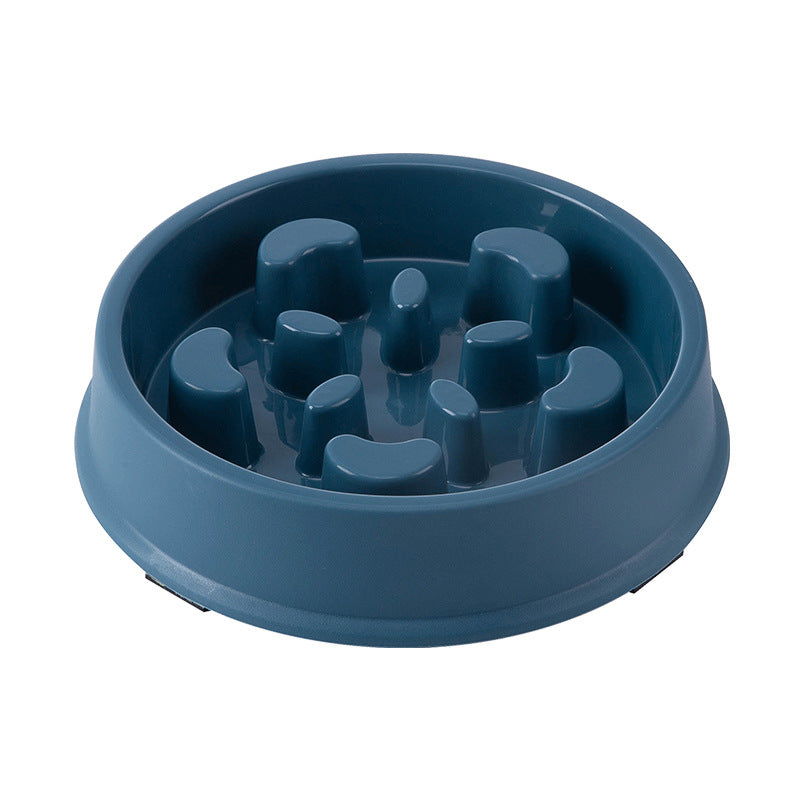 Dark Blue slow feeder bowl