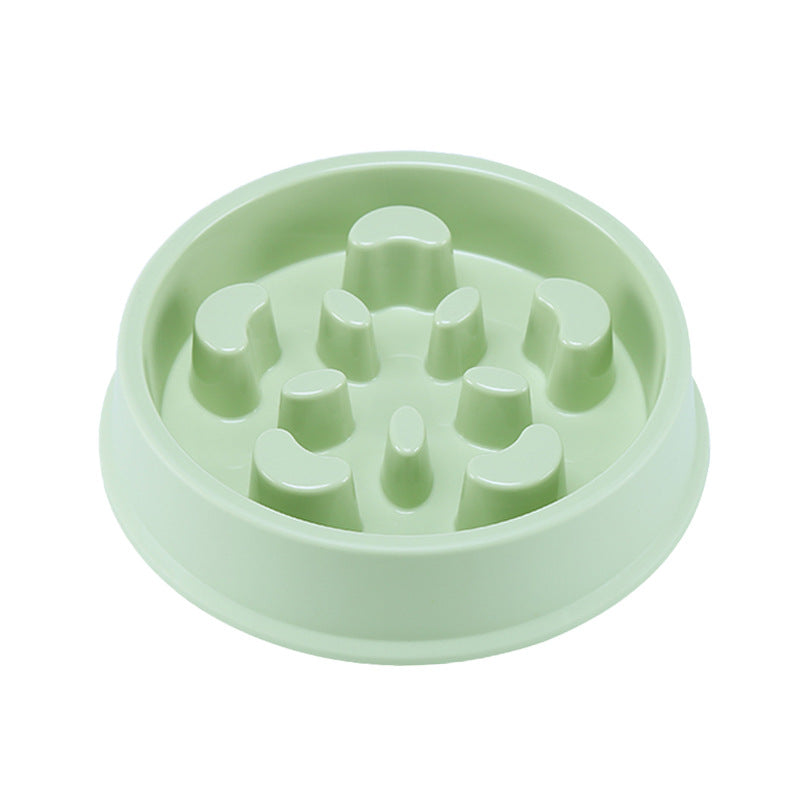Green slow feeder bowl