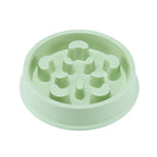 Green slow feeder bowl