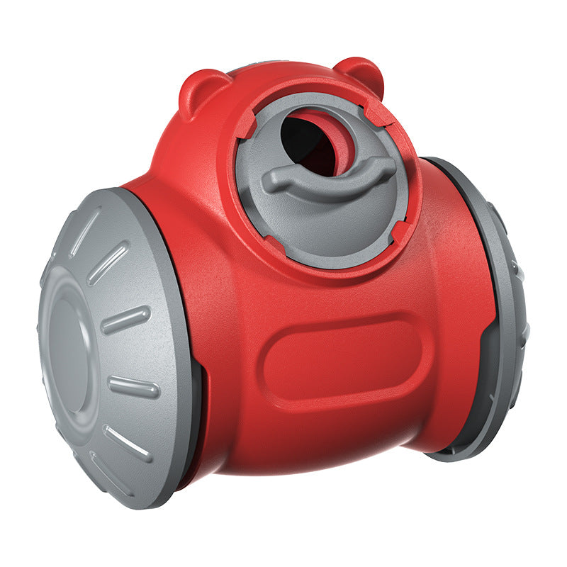 Red treat dispenser