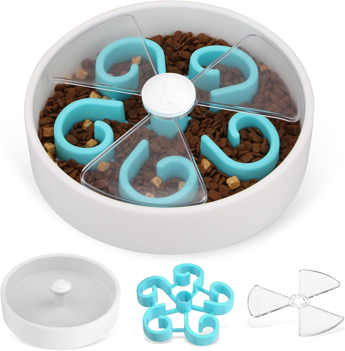 Maze slow feeder bowl Flower
