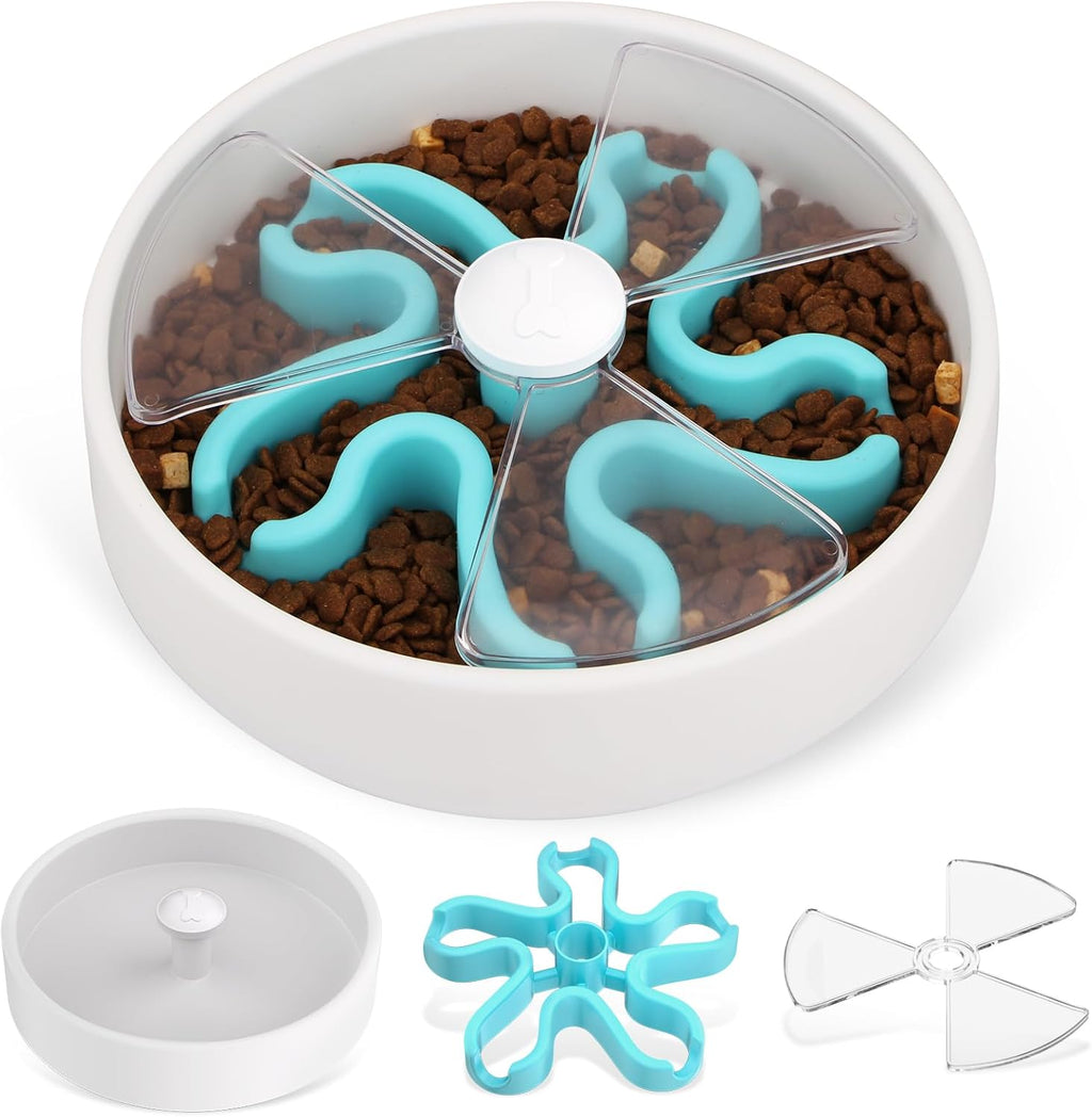 Maze slow feeder bowl Petal